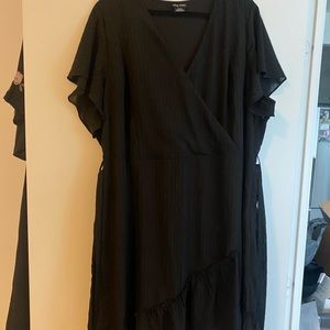 City chic warp dress